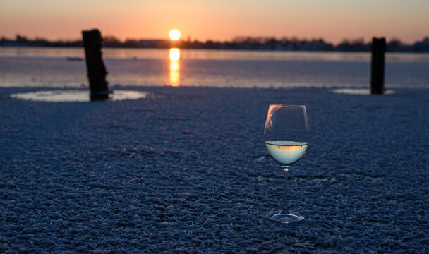 Sunset on the horizon, Schaalsee