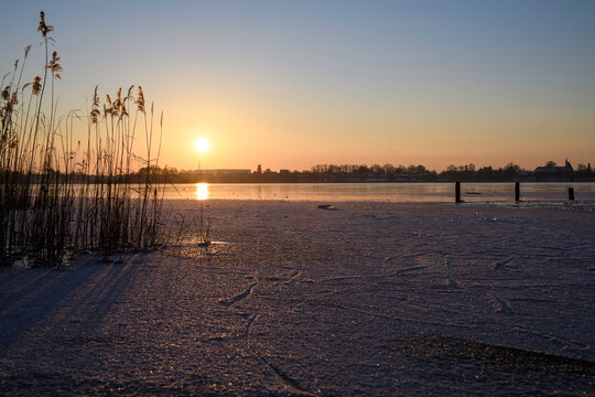 Sunset on the horizon, Schaalsee