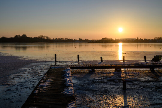 Sunset on the horizon, Schaalsee