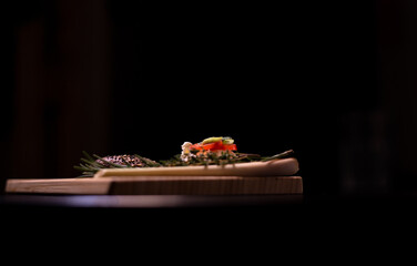 Tasty sandwich with tomatoes