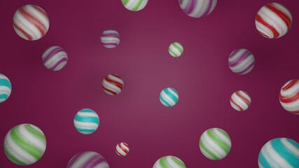 3D render candy sweet  art