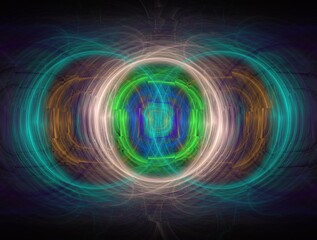 Imaginatory fractal background Image
