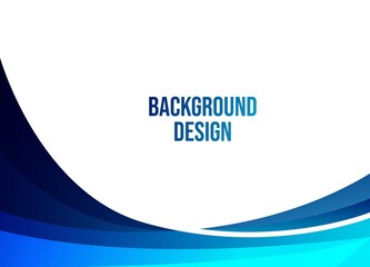 vector blue gradient background. curved wallpaper