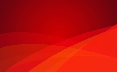 Abstract Red Gradient Background. Red Orange Curve Wallpaper
