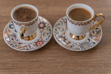 Turkish Coffee with traditional cup “Fincan”