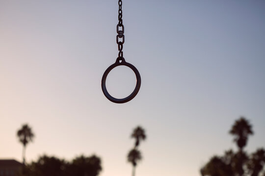 View of gymnastic ring
