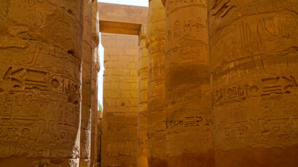 Afryka, Egipt, Luksor, hieroglify, kartusz, Faraon
