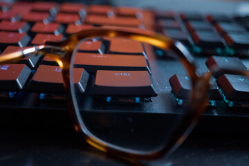 Touche Ctrl d'un clavier d'ordinateur