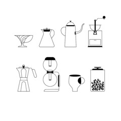 Stylised Coffee Tools