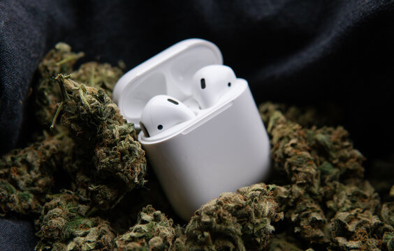 a combination of music and smoking marijuana. Creative professio