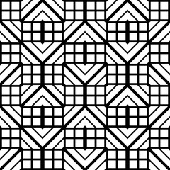 Design seamless monochrome zigzag pattern