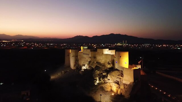 Nakhl Fort during Sunset in Summer, Oman taken in 2015