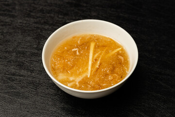 フカヒレスープ　Finest Chinese food shark fin soup 