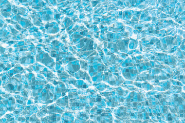 Fototapeta na wymiar swimming pool with sun reflection