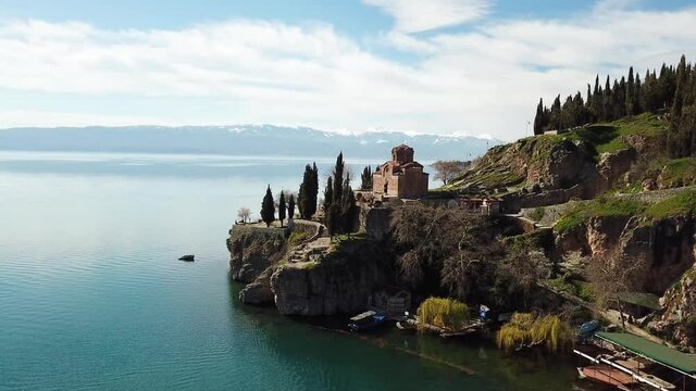 Church of St. John the Theologian -at Kaneo, Ohrid, Macedonia