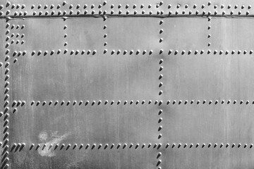 Fuselage texture sheet metal on aircraft fuselage backdrop
