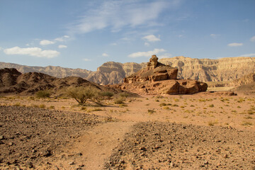 Spiral Hill in dessert in Israel