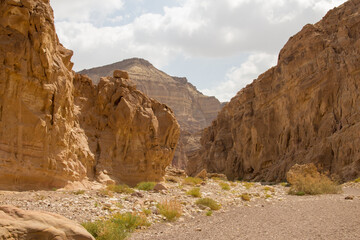 Path to red canyon Israel
