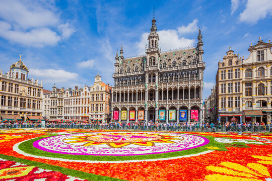 Brussels, Belgium. Flower Carpet 2018.
