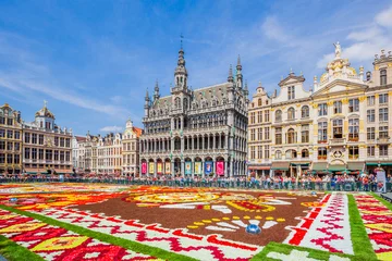 Badezimmer Foto Rückwand Brussels, Belgium. Flower Carpet 2018. © SCStock