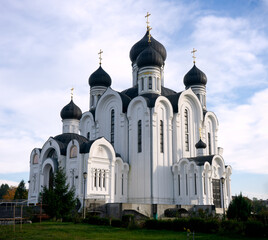 Orthodox Cathedral of St. Theodore of Tyrone in Pinsk, Republic of Belarus October 23 2020