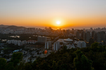 Obraz premium Linchunling Forest Park. View of Sanya