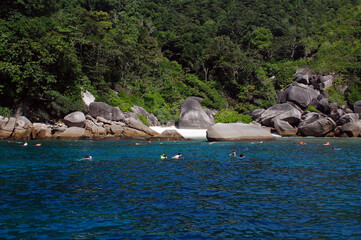 Fototapeta premium Near the island. View 3