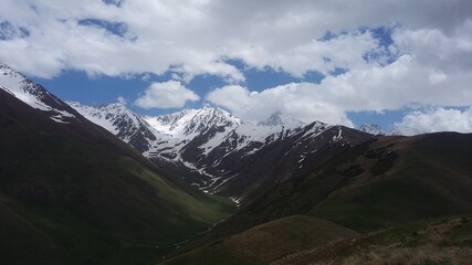 Naklejka premium panorama of the mountains