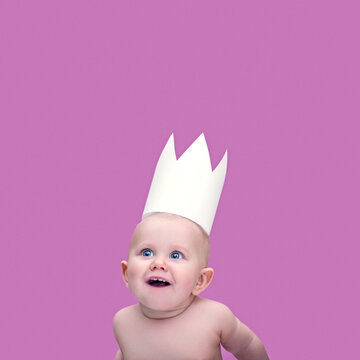 Little princess in the crown
