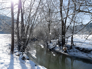Schlichemklamm im Winter 