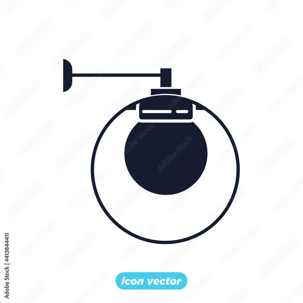 Poster light bulb icon. light bulb lamp symbol template for graphic and web design collection logo vector i