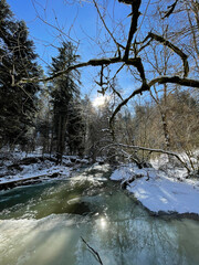 Schlichemklamm im Winter 