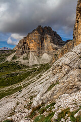 Dolomites view during the summer