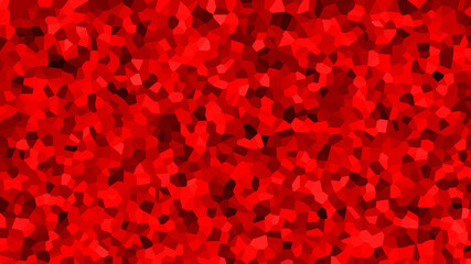 Crystalize mosaic background. Red.