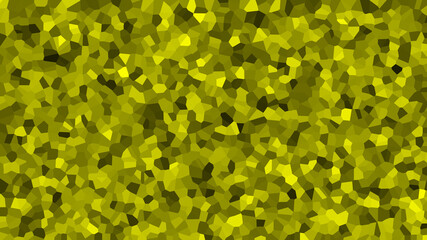 Crystalize mosaic background. Yellow.