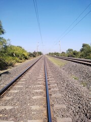 railway in the countryside