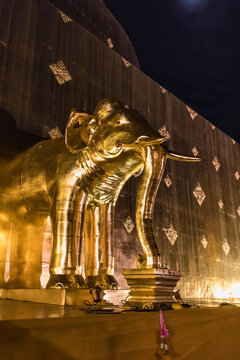Wat Prasing, Famous temple in Chiang Mai, Thailand.