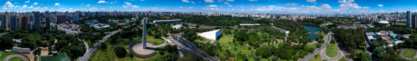 Parque do Ibirapuera aerea urbana