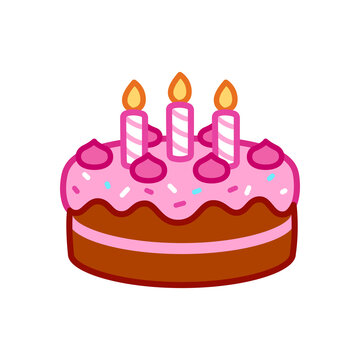 Happy Birthday Cake Clipart Transparent PNG Hd Happy Birthday Cake Cute  Birthday Cake PNG Image For Free Download