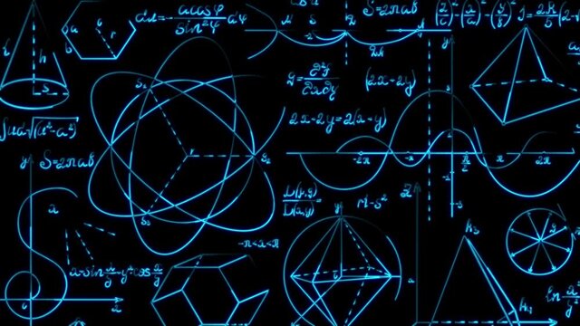 Neon line Square root of x glyph icon isolated on black background. Mathematical expression. 4K Video motion graphic animation.
