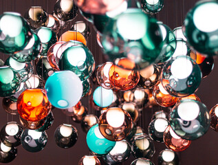 a few glass balls