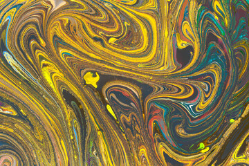 Colorful paint patterns as Abstract art background texture