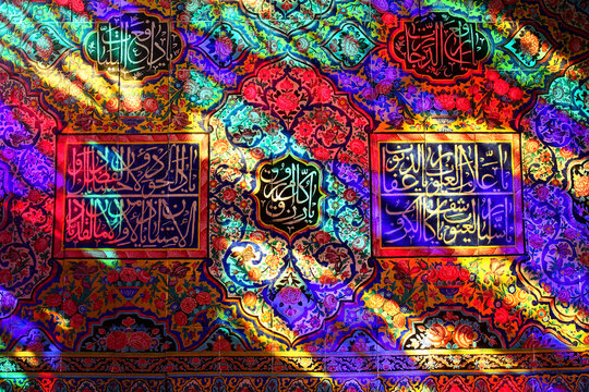Farbenspiel, Nasir al Molk-Moschee, Shiraz, Iran