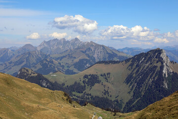 Obraz premium landscape in the mountains (Swiss Alps)