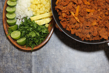 Mexican food tacos