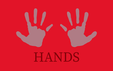 Stay Safe Wash Hands Sign / washing hands to keep clean flat vector icon for websites and print