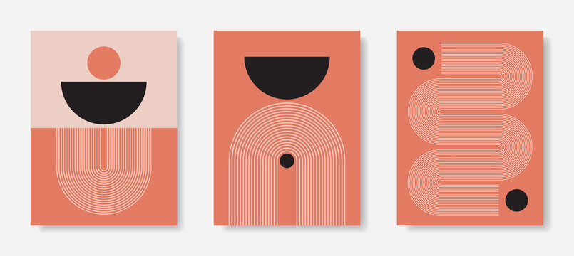 Modern Poster Art. Abstract Wall Art. Digital Interior Decoration Art.