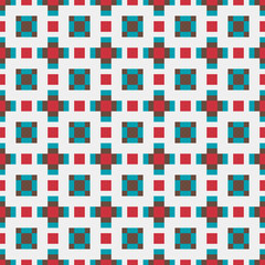 Abstract Cross Pattern generative computational art illustration