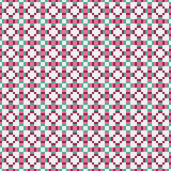 Abstract Cross Pattern generative computational art illustration
