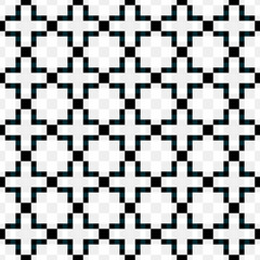 Abstract Cross Pattern generative computational art illustration